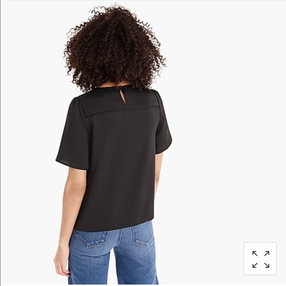 JCREW | Hammered Satin Top - Picture 3 of 8